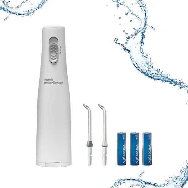 Contenido de la caja del Irrigador bucal Waterpik® para higiene interdental