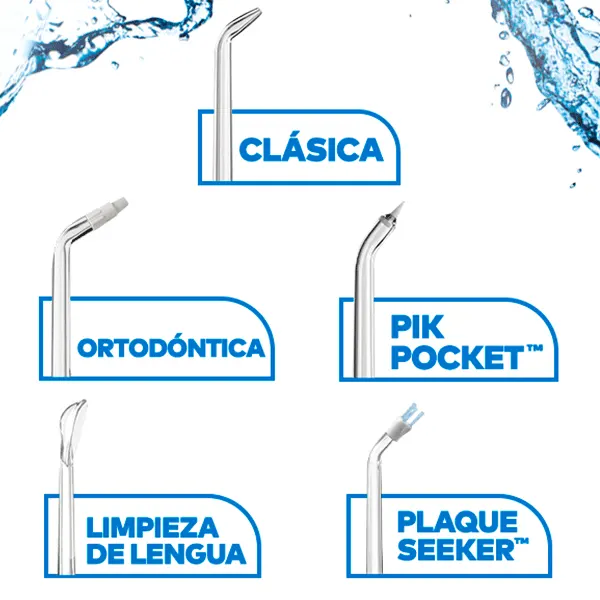 puntas especiales para irrigador Waterpik