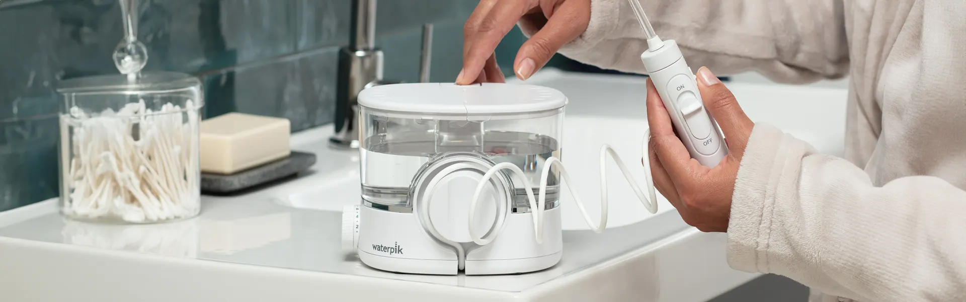 mantenimiento de irrigador bucal Waterpik
